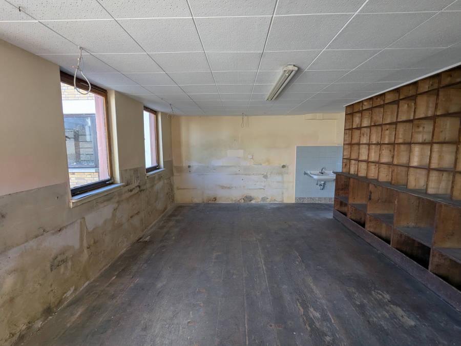 Betriebsauflösung in Alzey: Ein leerer Raum ist zu sehen.